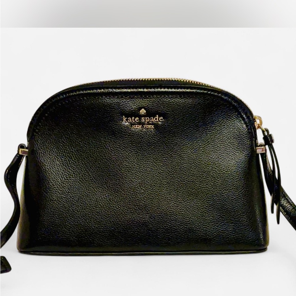 Kate Spade Black Spade-Patterned Pouch